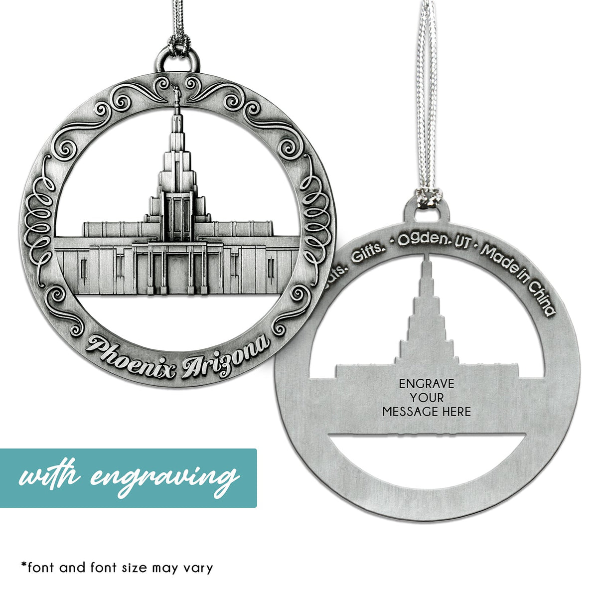 Phoenix Arizona Temple Ornament-1