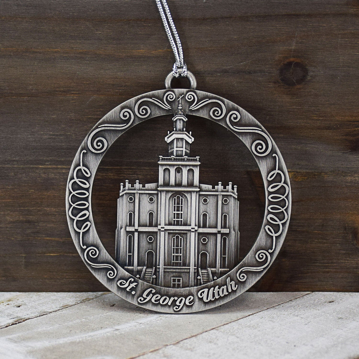 St George Utah Temple Ornament-0