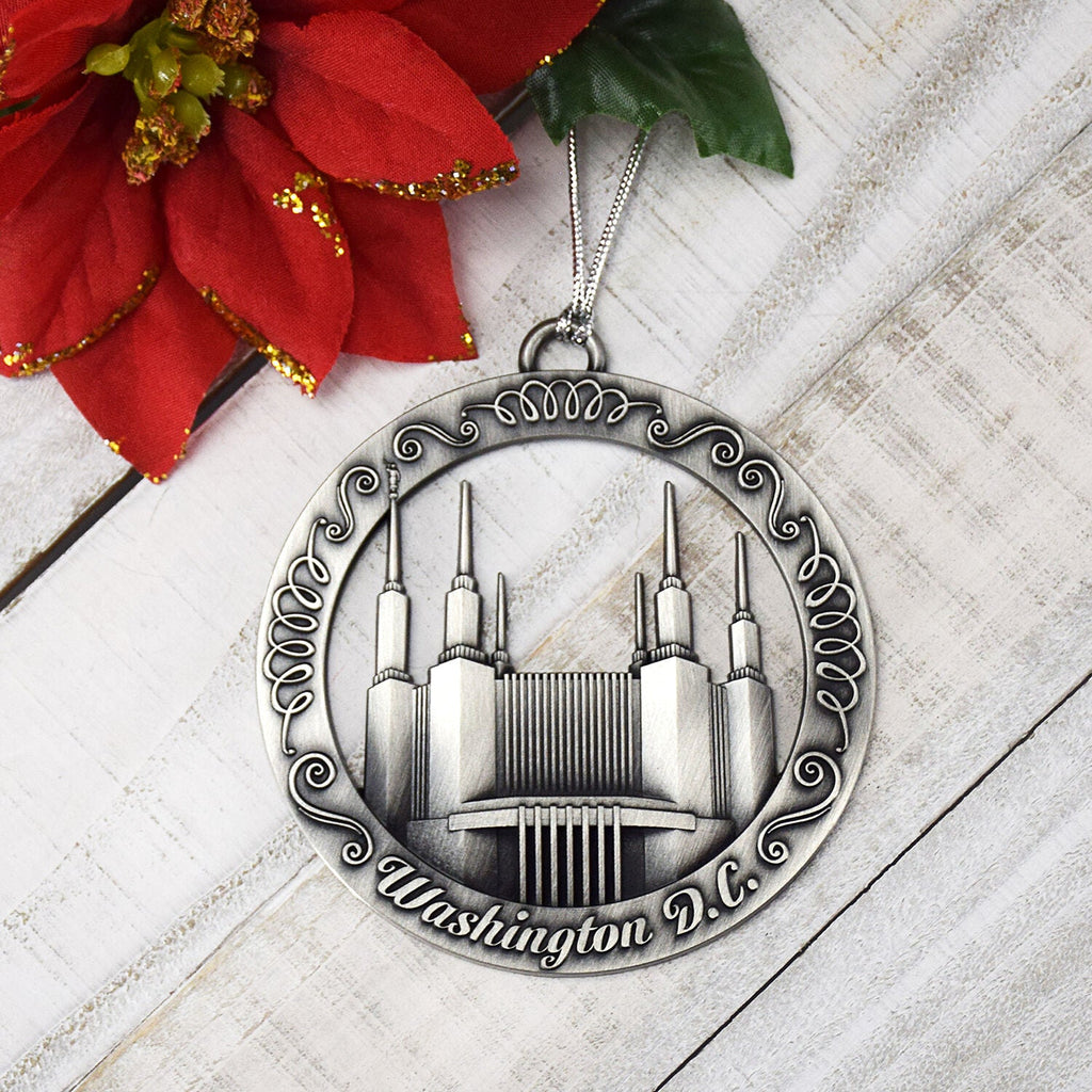 Washington DC Temple Ornament-0