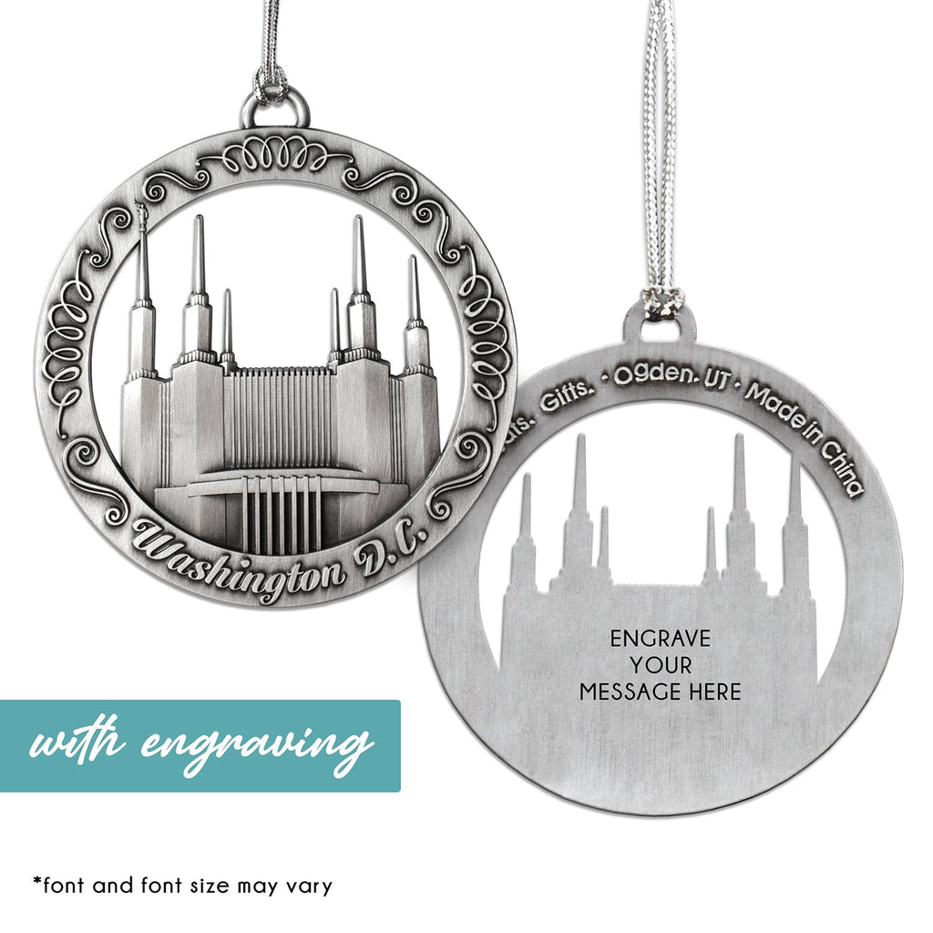 Washington DC Temple Ornament-1