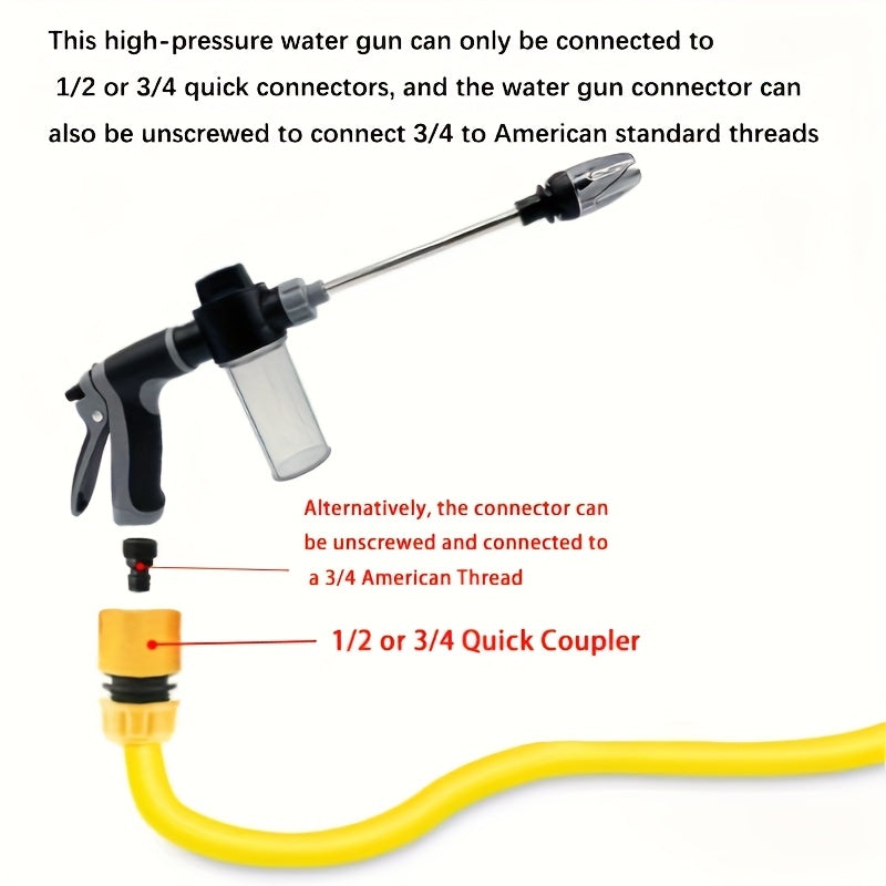 Portable High-Pressure Car Wash Spray Gun-2