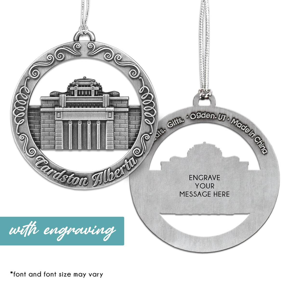 Cardston Alberta Temple Ornament-0
