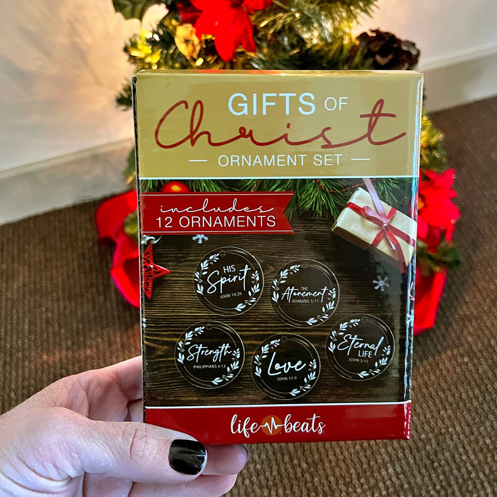 12 Gifts of Christ Acrylic Ornament Set-1