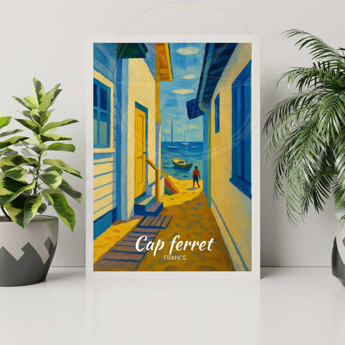 Affiche de voyage Cap Ferret | Poster Cap Ferret | Affiche France-3