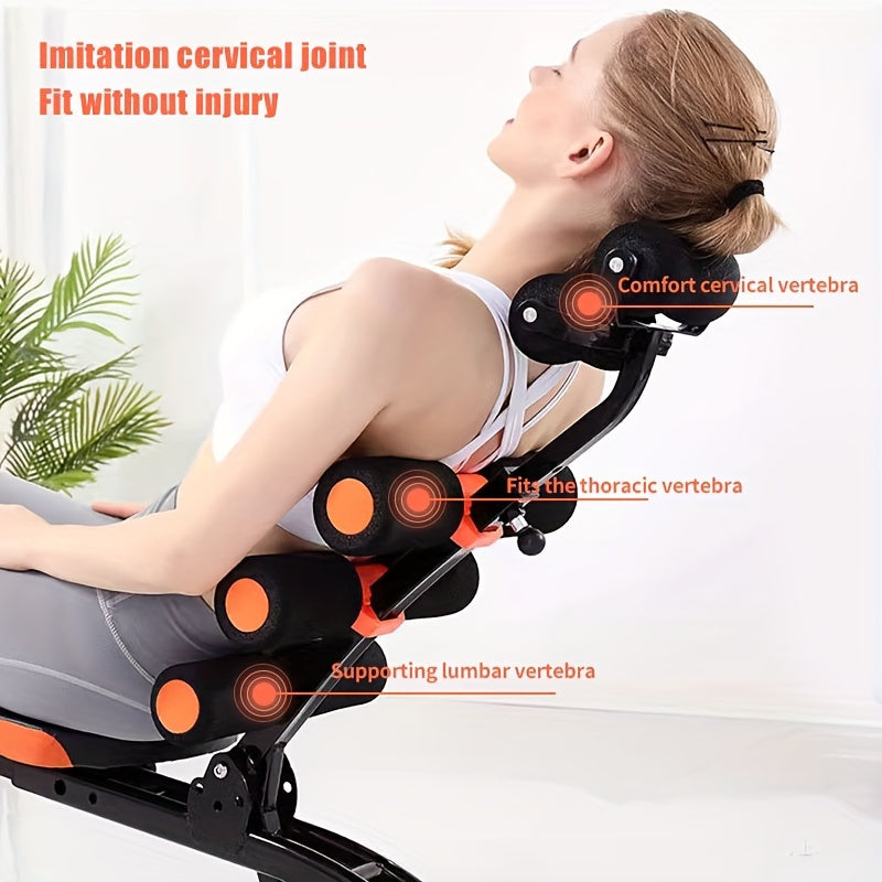 6-in-1 Home Gym Ab Crunch Leg Bench-2