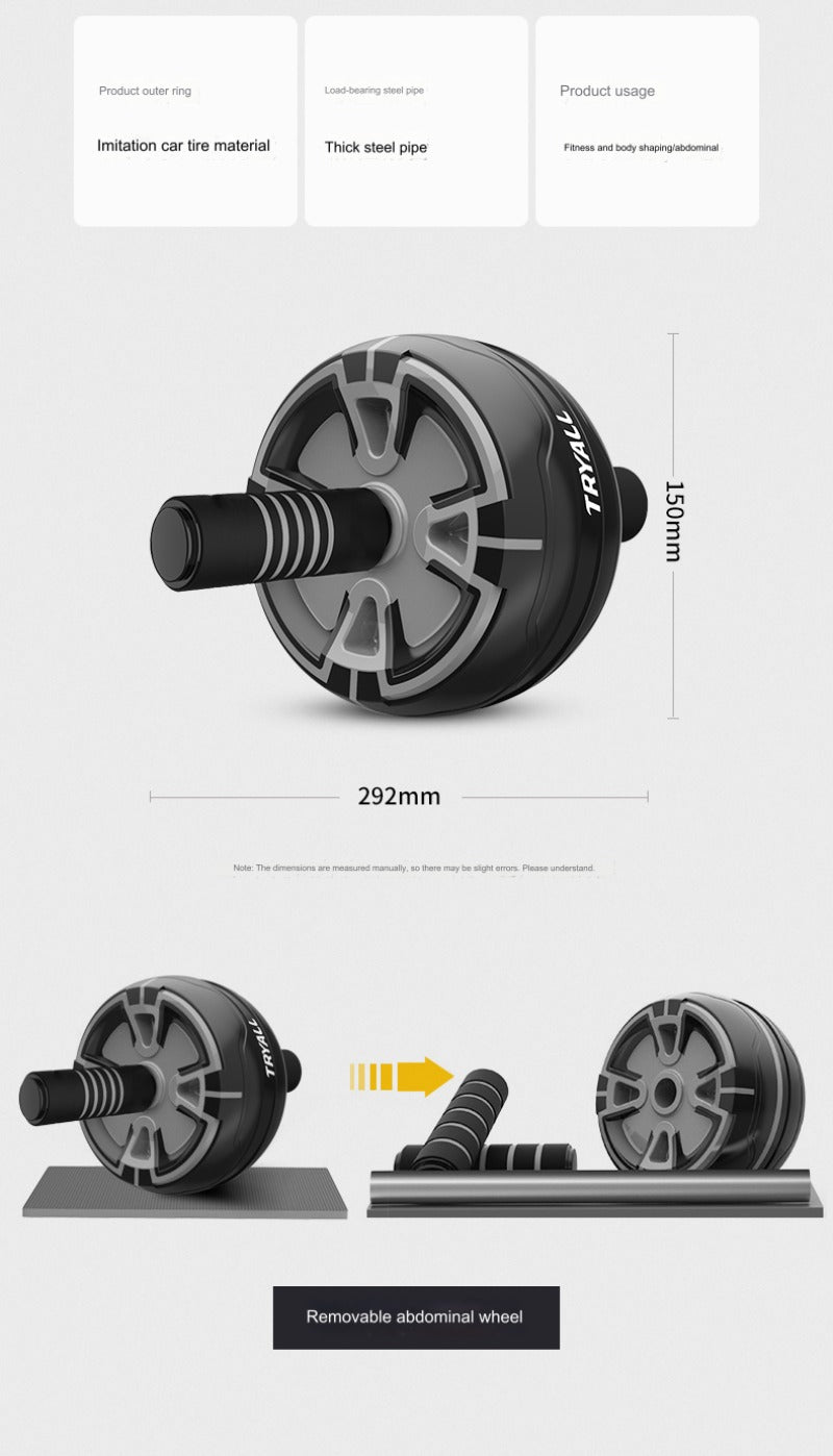 Automatic Rebound Ab Wheel – Home Fitness Equipment with Kneeling Pad-4