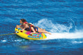 WOW Watersports Prowler Towable 2 Person 2P Starter Kit with 12V Pump and 2K Tow Rope