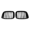 Front Bumper Grill Grille Suitable for BMW X3 G01 Gloss Black-0