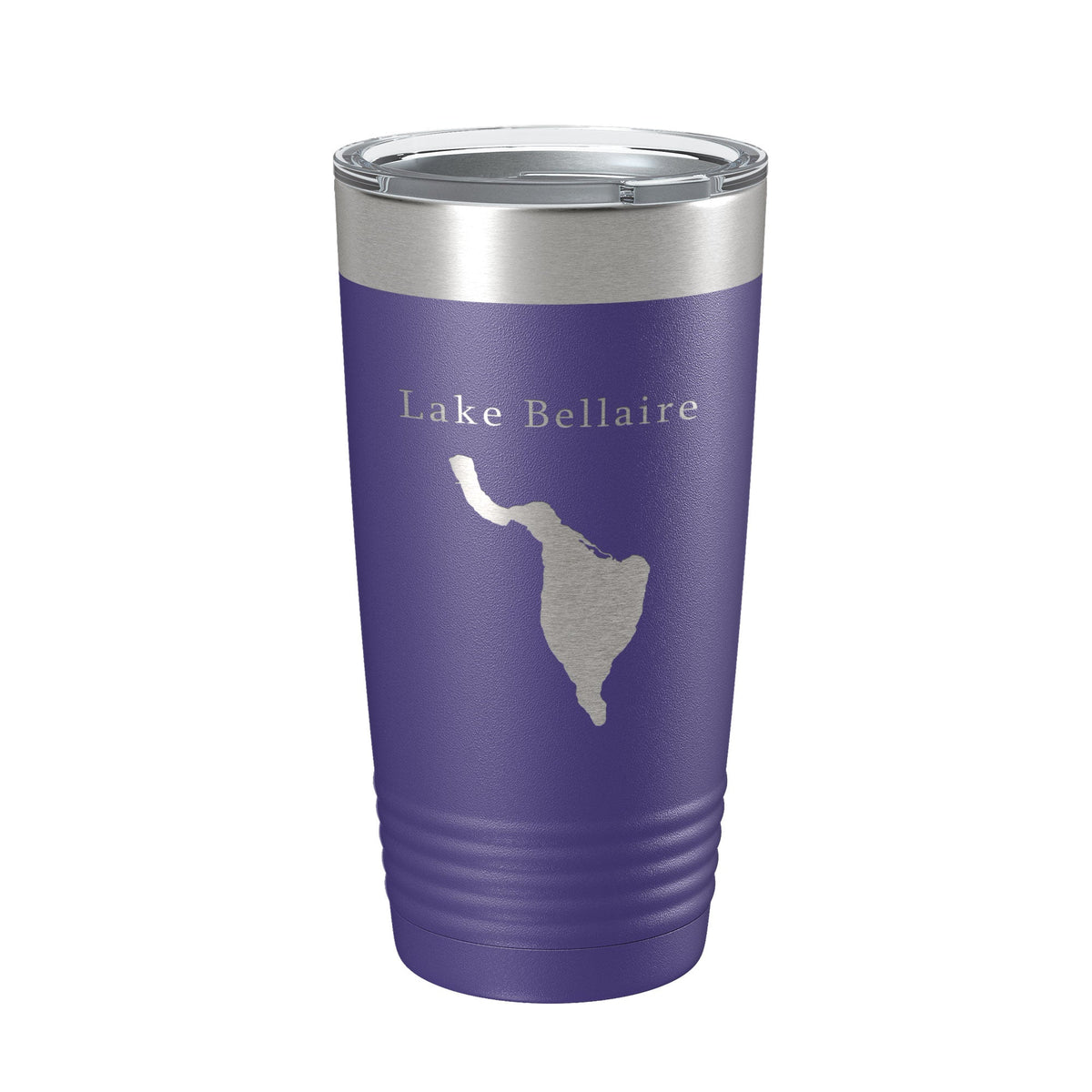 Lake Bellaire Map Tumbler Travel Mug Insulated Laser Engraved Coffee Cup Michigan 20 oz-15