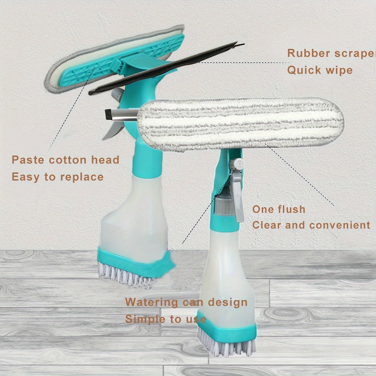 4-In-1 Multipurpose Glass Cleaner Brush-4