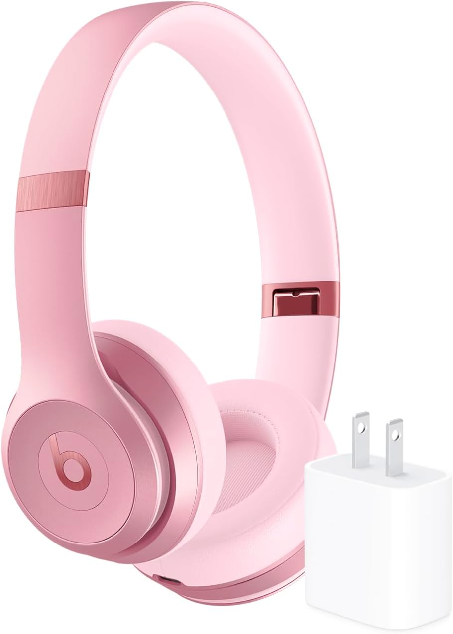 Beats Solo 4 - Wireless On-Ear Bluetooth Headphones, Up to 50-Hour Battery Life, Ultra-Lightweight Comfort, Powerful and Balanced Sound, Apple & Android Compatible - Matte Black