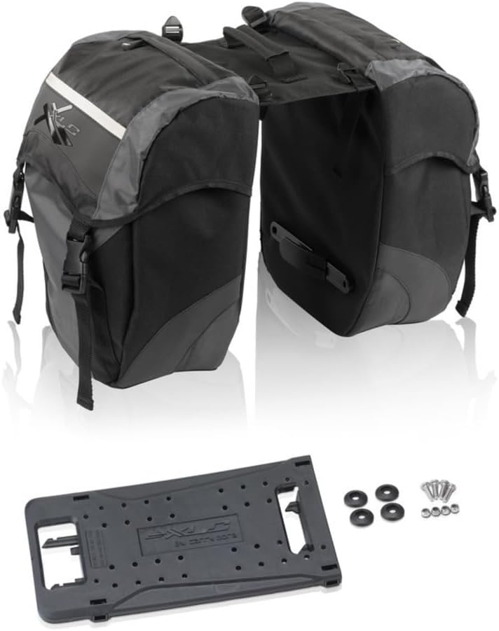 XLC CarryMore Doppelpacktasche 30 Liter 2x15 Liter Systemgepäckträger-1