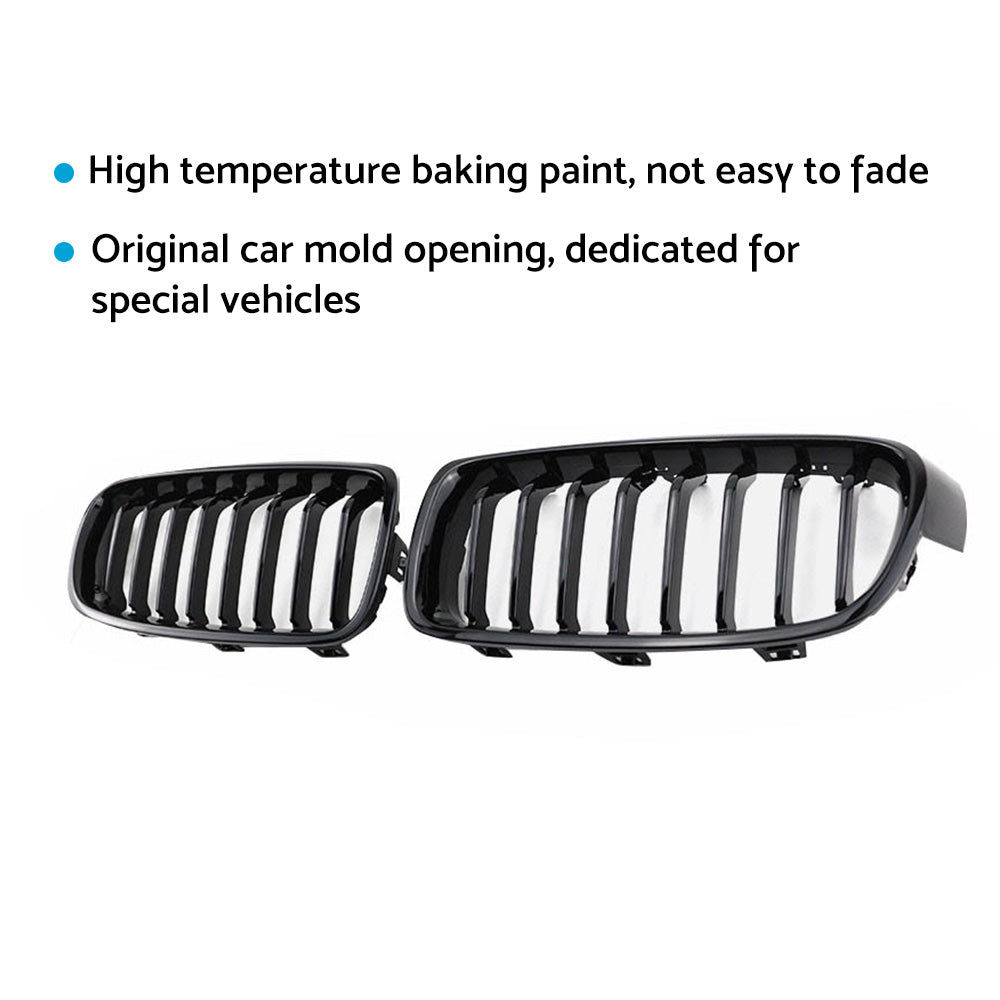 Front Bumper Kidney Grille Grill Suitable for BMW 3 Series F30 F31 2012-2018-1
