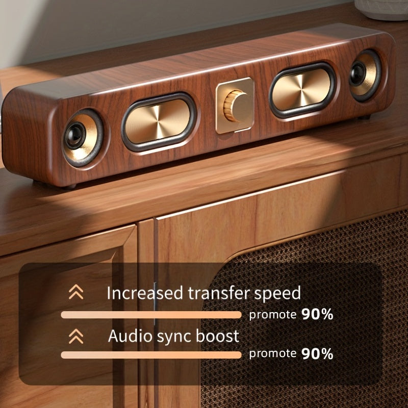 Wireless Dual Bass Speaker with Rechargeable Battery-1