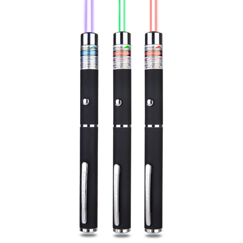 3 Packs 900Mile Laser Pointer Pen Green Blue Red Light Visible Beam