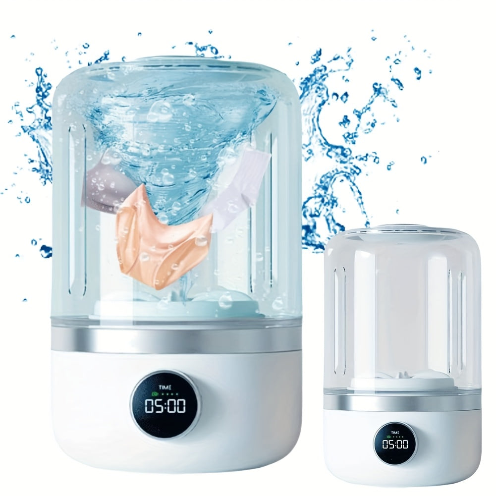 Portable Mini Rechargeable Washing Machine-3