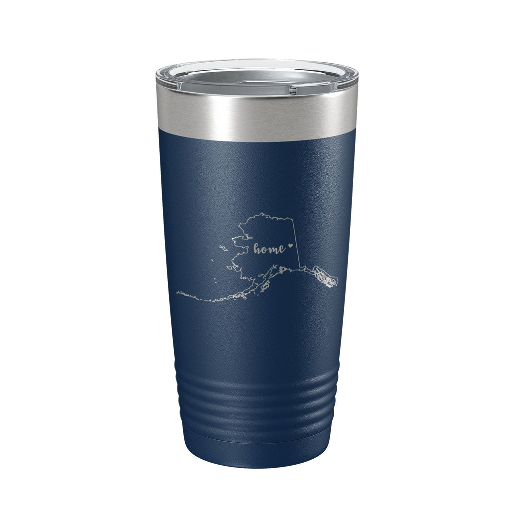 Alaska Tumbler Home State Travel Mug Insulated Laser Engraved Map Coffee Cup 20 oz-8