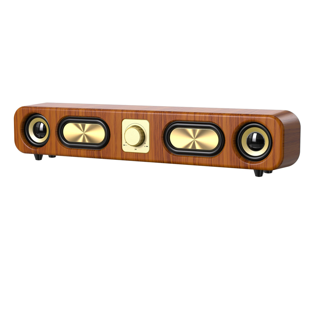 Wireless Dual Bass Speaker with Rechargeable Battery-0