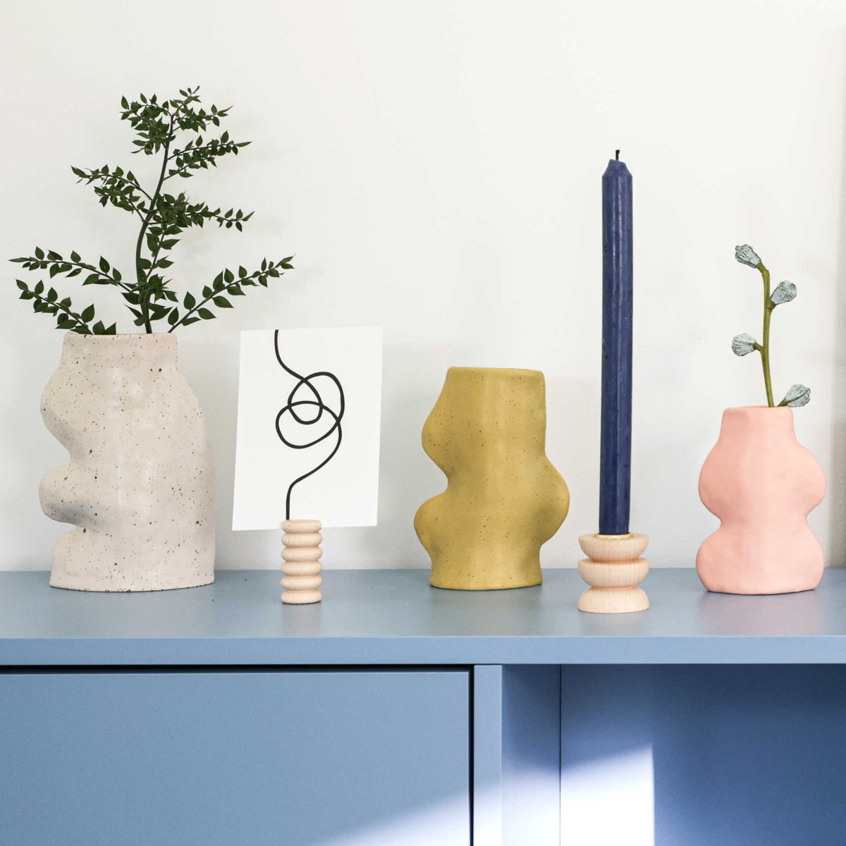 Fluxo Ceramic Vase -  Large White-4