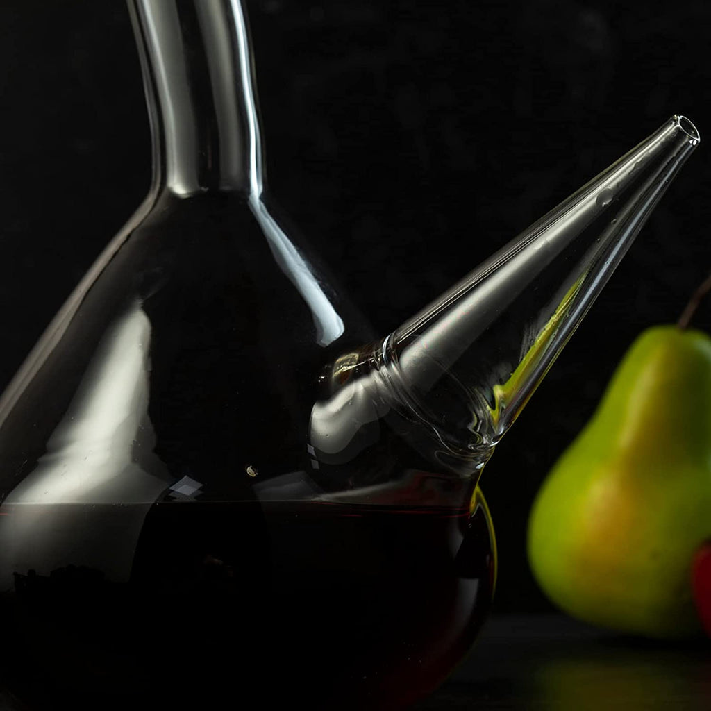 Porron Glass Decanter Premium Barware Gift Elegant Drinkware Collection-2