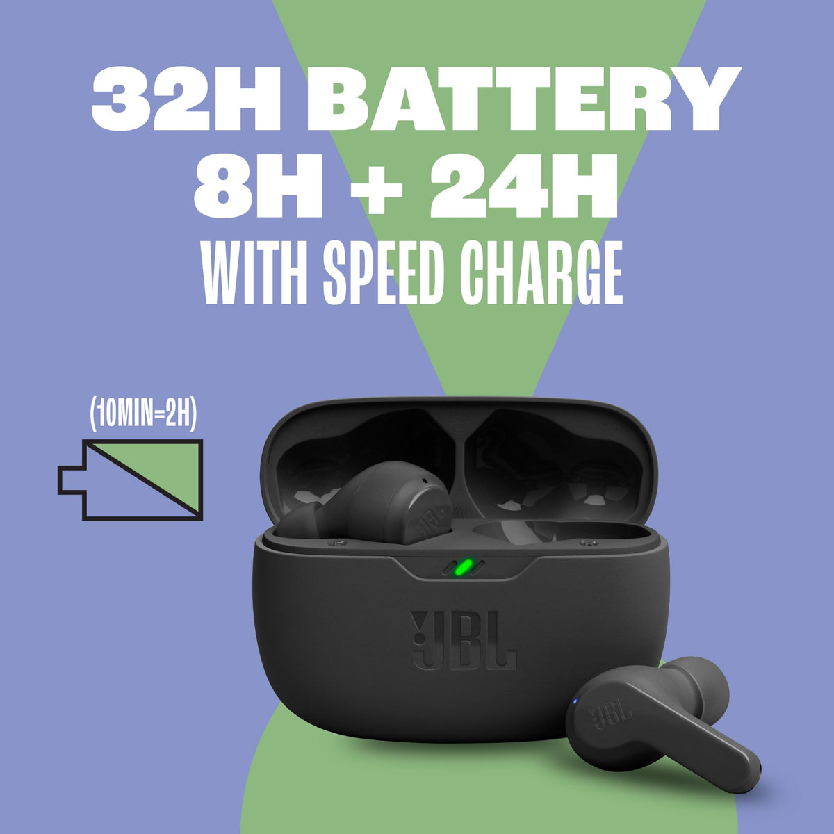 JBL Vibe Beam - True Wireless Earbuds - Black