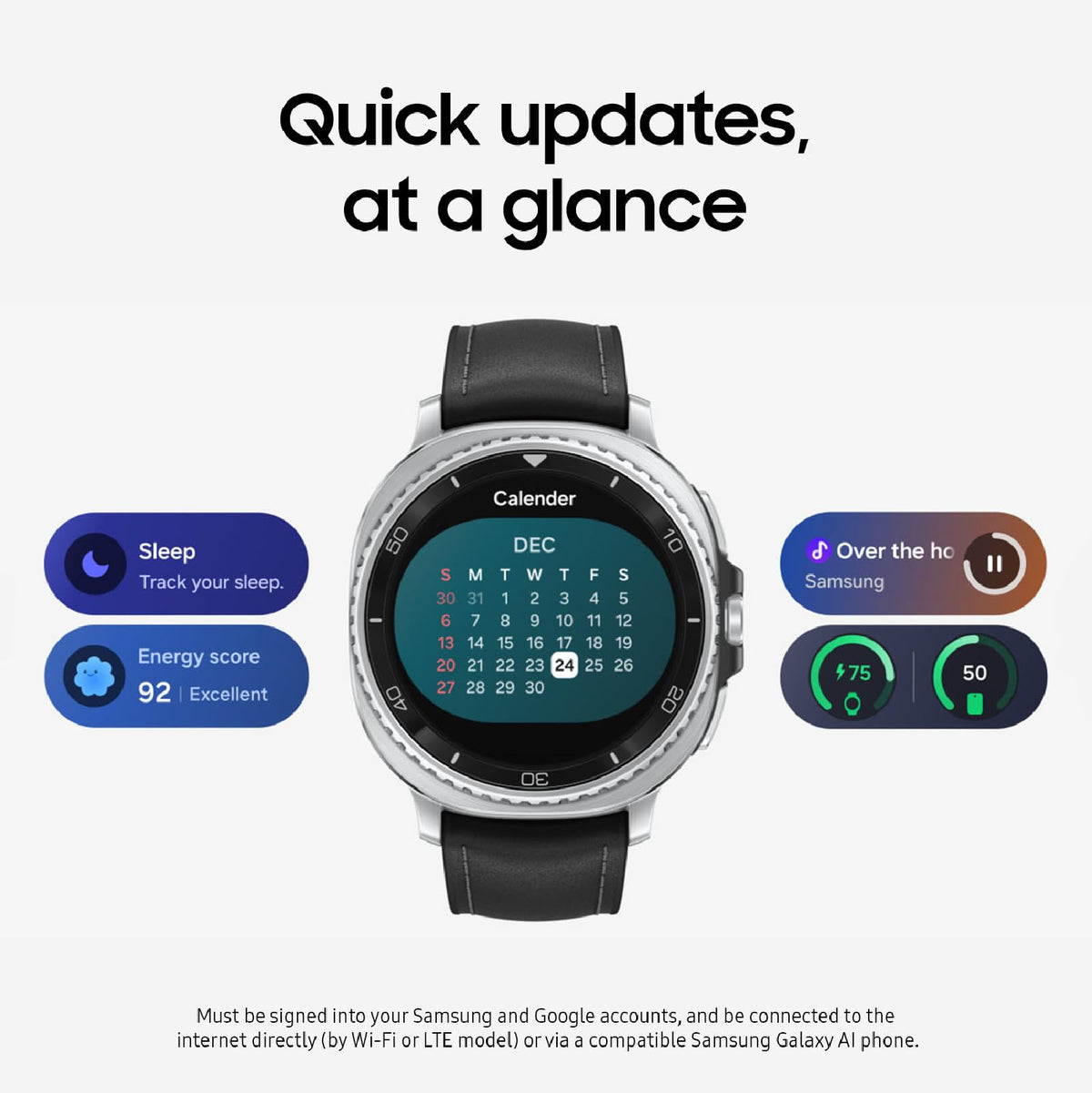 Samsung Galaxy Watch 8 (2025), Graphite, 44mm, Bluetooth Smartwatch