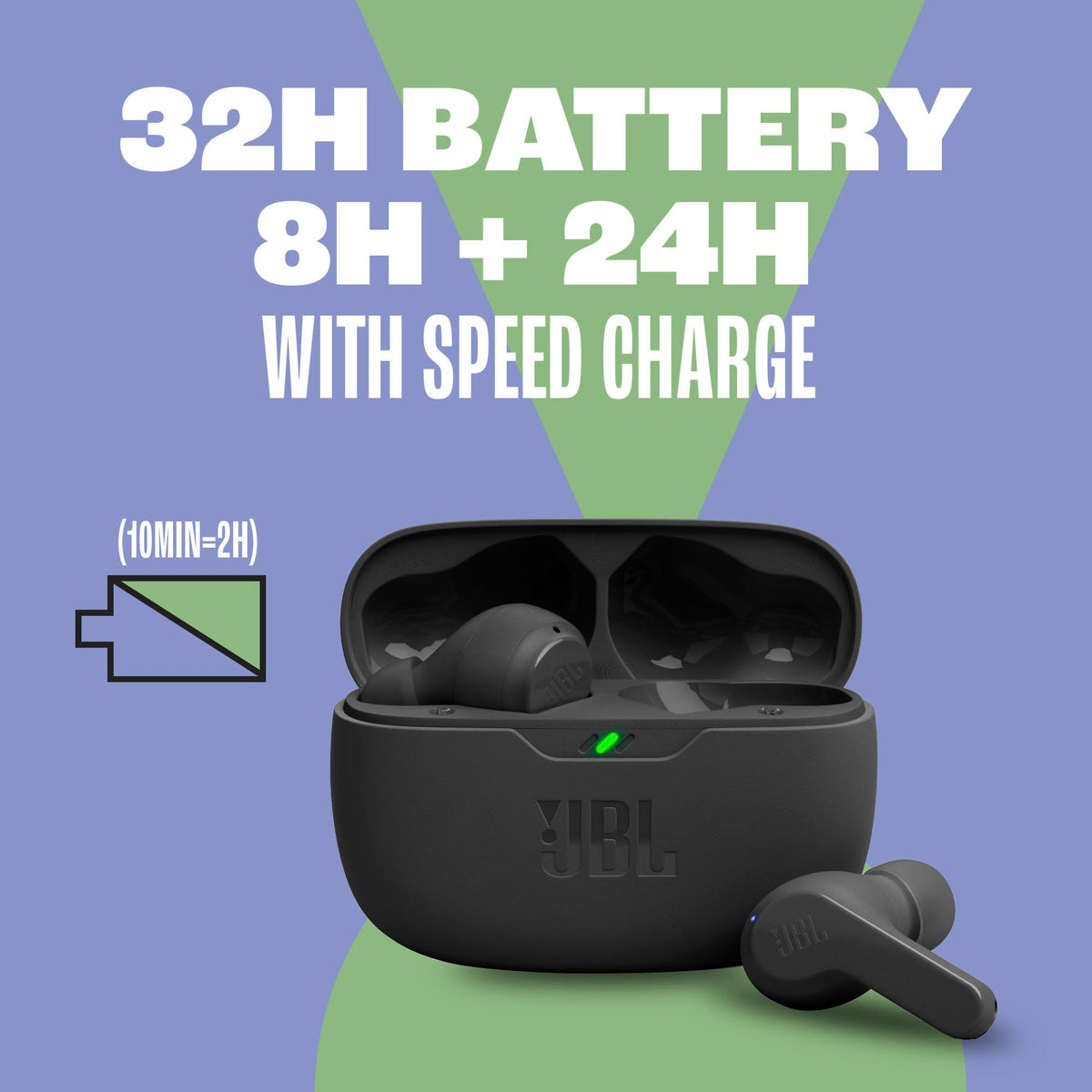 JBL Vibe Beam - True Wireless Earbuds - Black