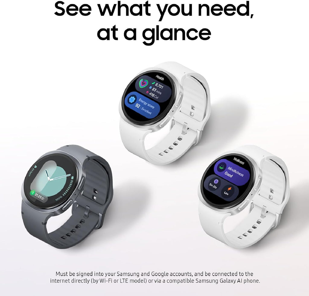 Samsung Galaxy Watch 8 (2025), Graphite, 44mm, Bluetooth Smartwatch