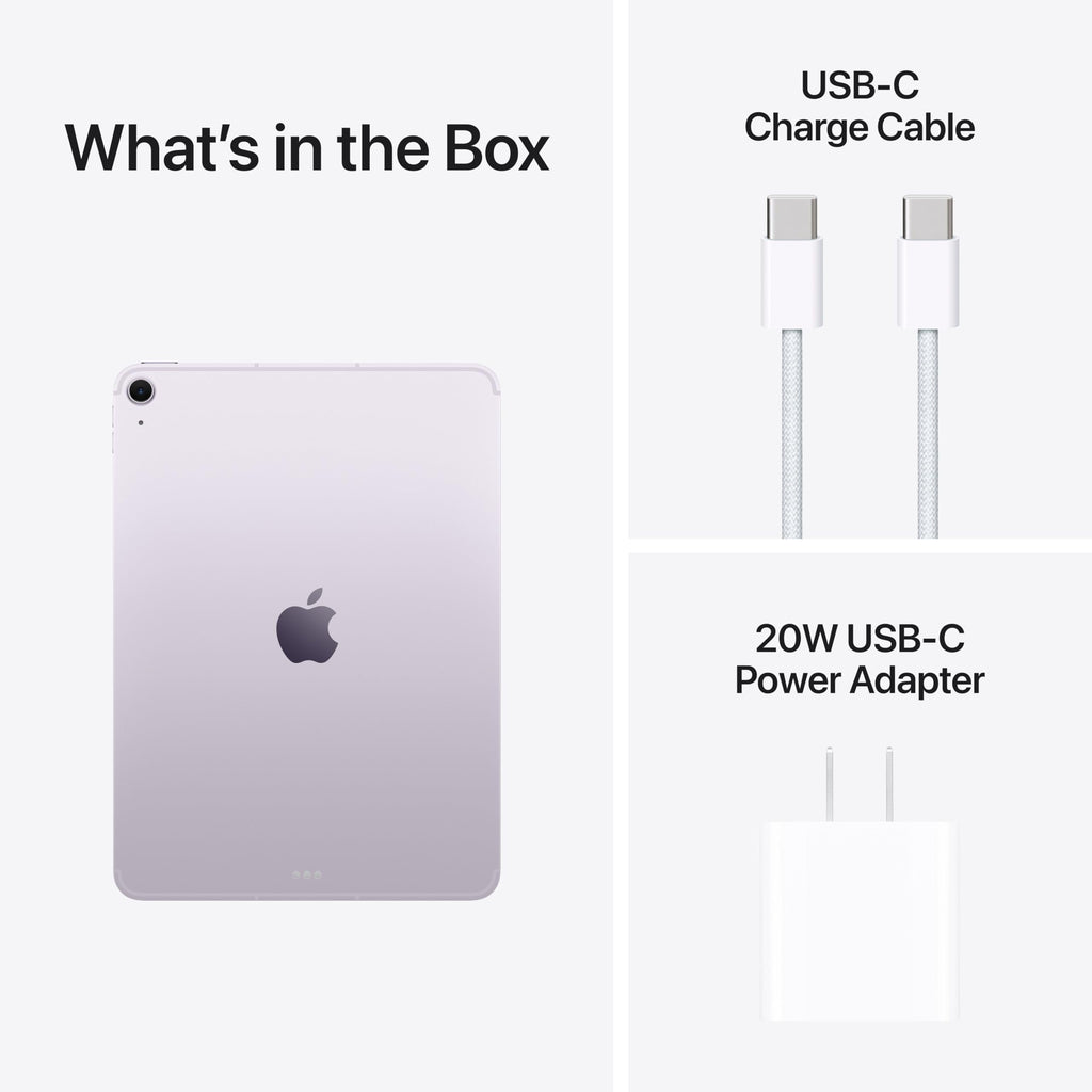 Apple iPad Air 11-inch (M4): Liquid Retina Display, 256GB, 12MP Front/Back Camera, Wi-Fi 7 with Apple N1 + 5G Cellular, Touch ID, All-Day Battery Life — Space Gray