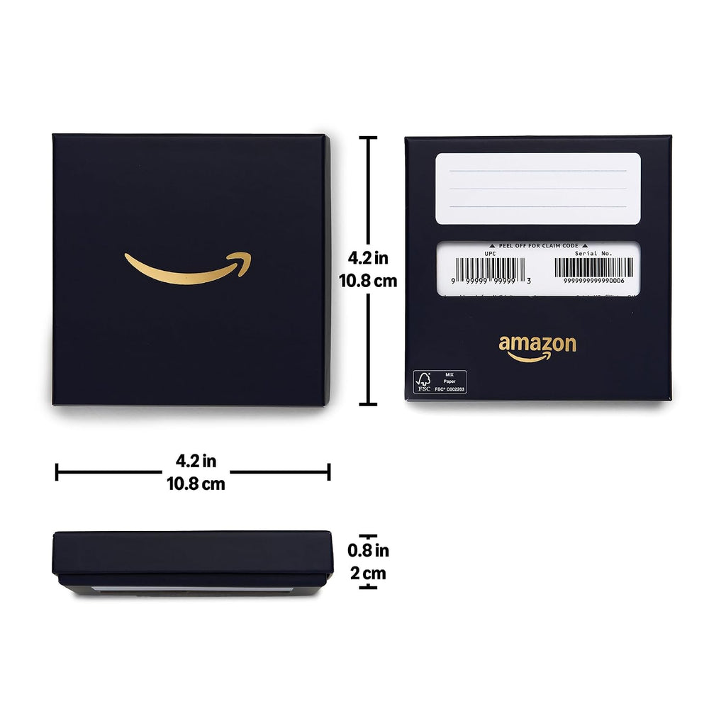 Физическа подаръчна карта Amazon