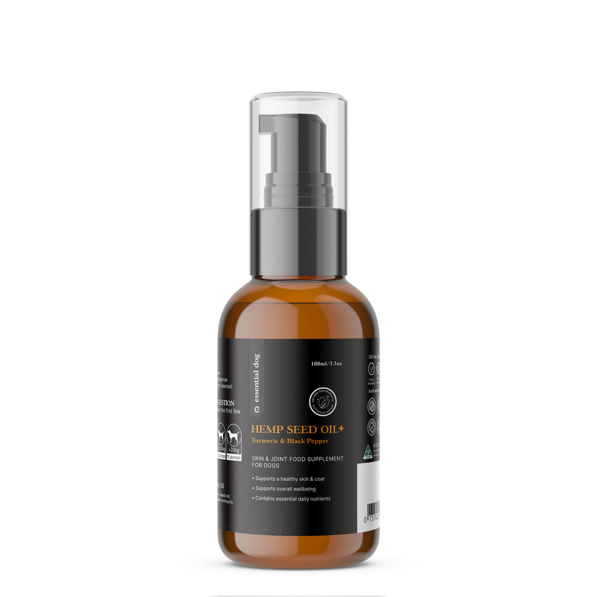 Hemp Oil for Dogs with Turmeric Black Pepper