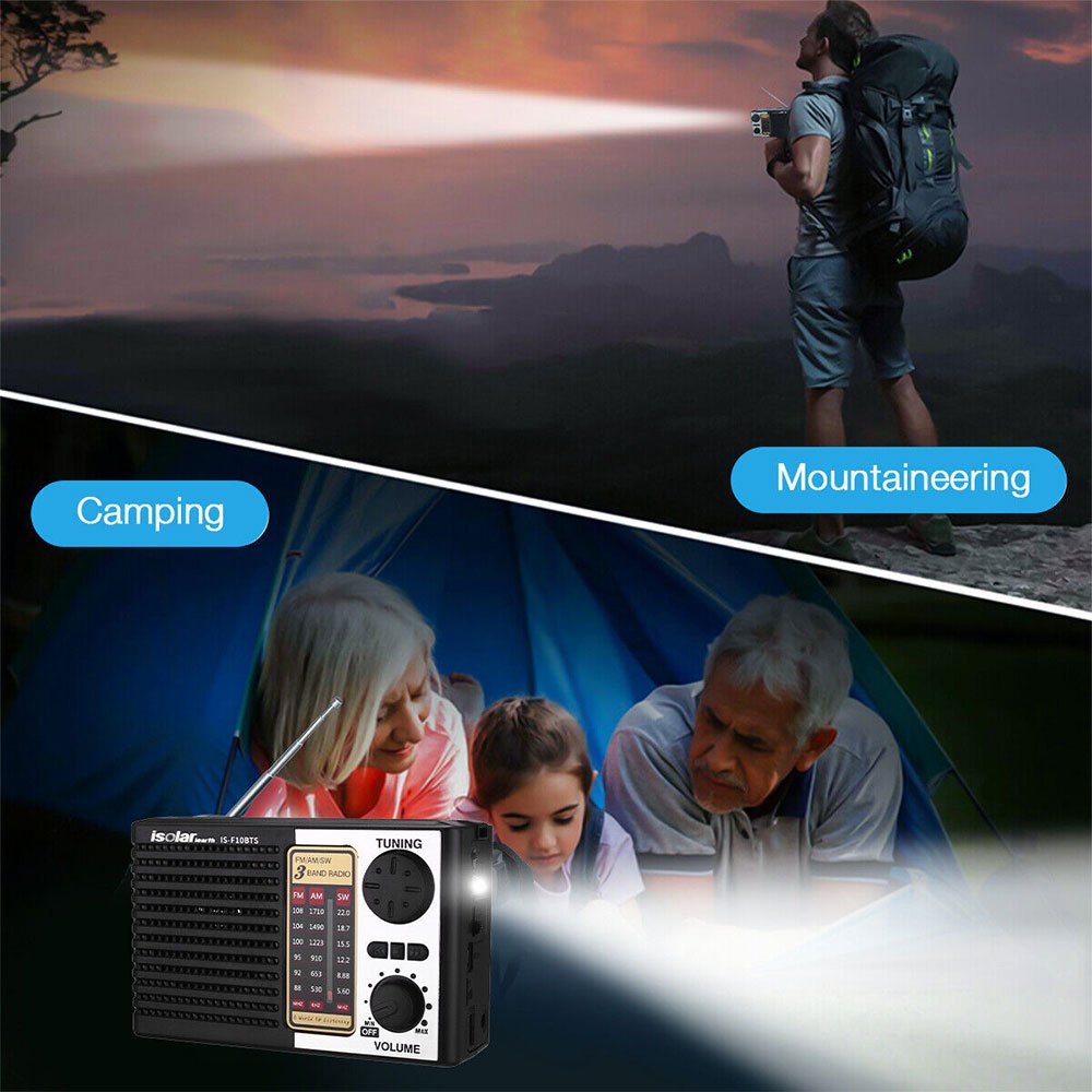 Solar Portable Radio with Digital Speaker-4