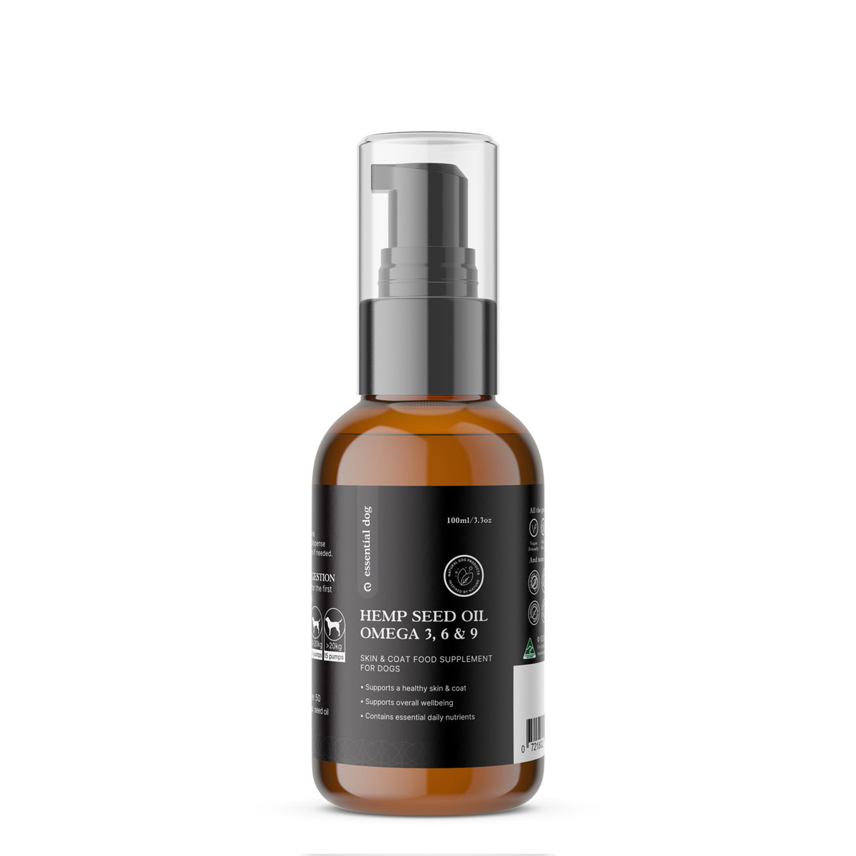Australian made Hemp Seed Oil for Dogs