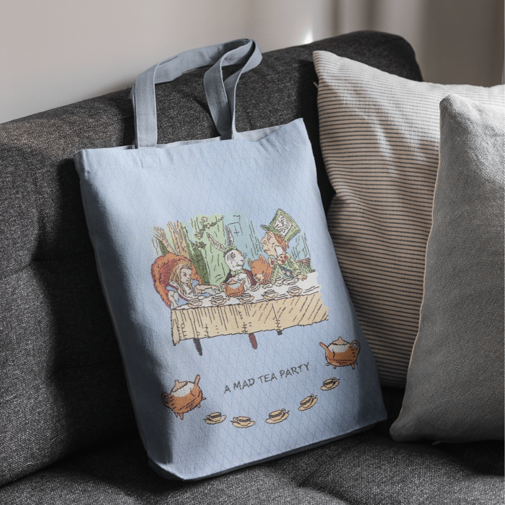 Alice in Wonderland Tea Party - Flat Bag-3