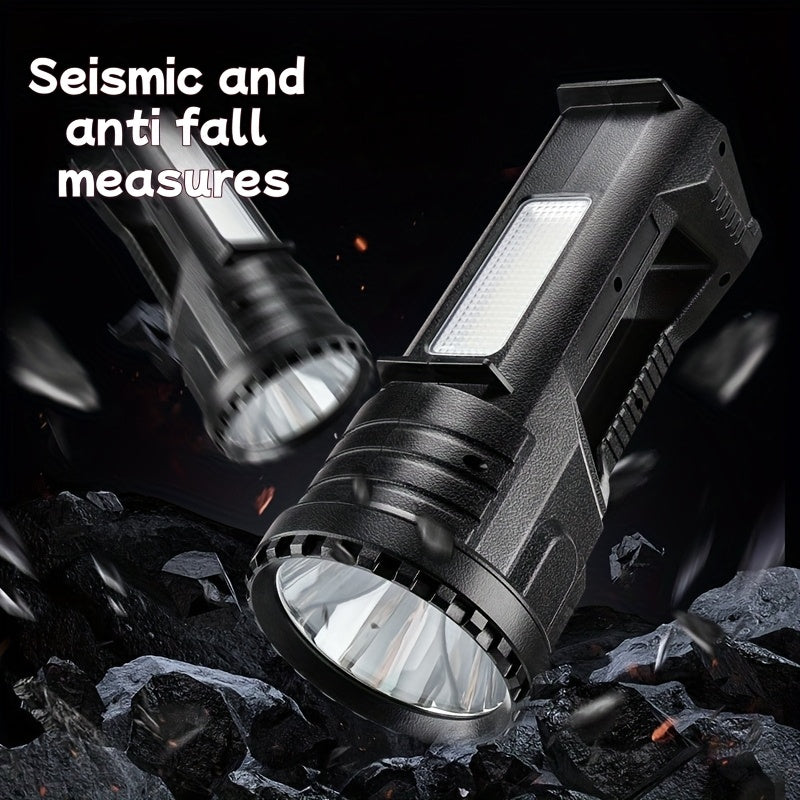Camping Spotlight USB Rechargeable Flashlight-3