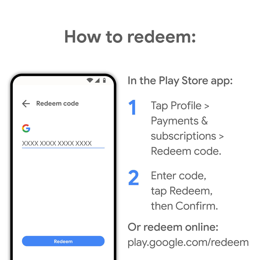 Google Play gift code