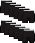 Hanes mens Underwear Boxer Briefs Pack, Cool & Breathable Cotton Moisture-wicking Underwear for Men, No Ride Up
