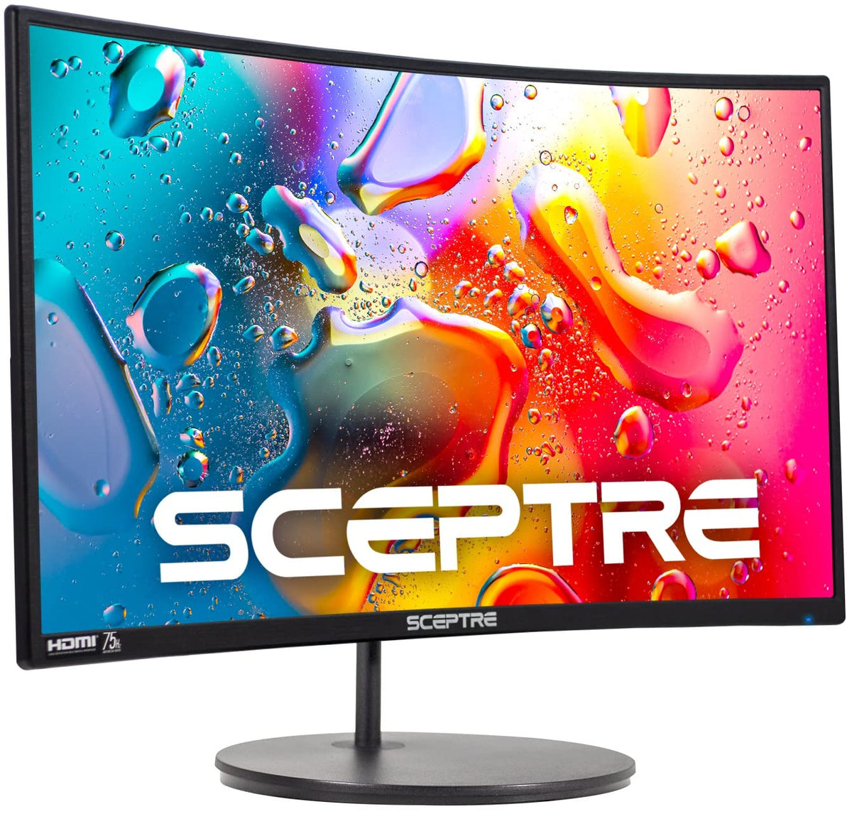 New! Sceptre Curved 24-inch Gaming Monitor 100Hz 1080p R1500 98% sRGB HDMI x2 VGA Build-in Speakers, VESA Wall Mount Machine Black 2026 (C248W-1920RN Series)