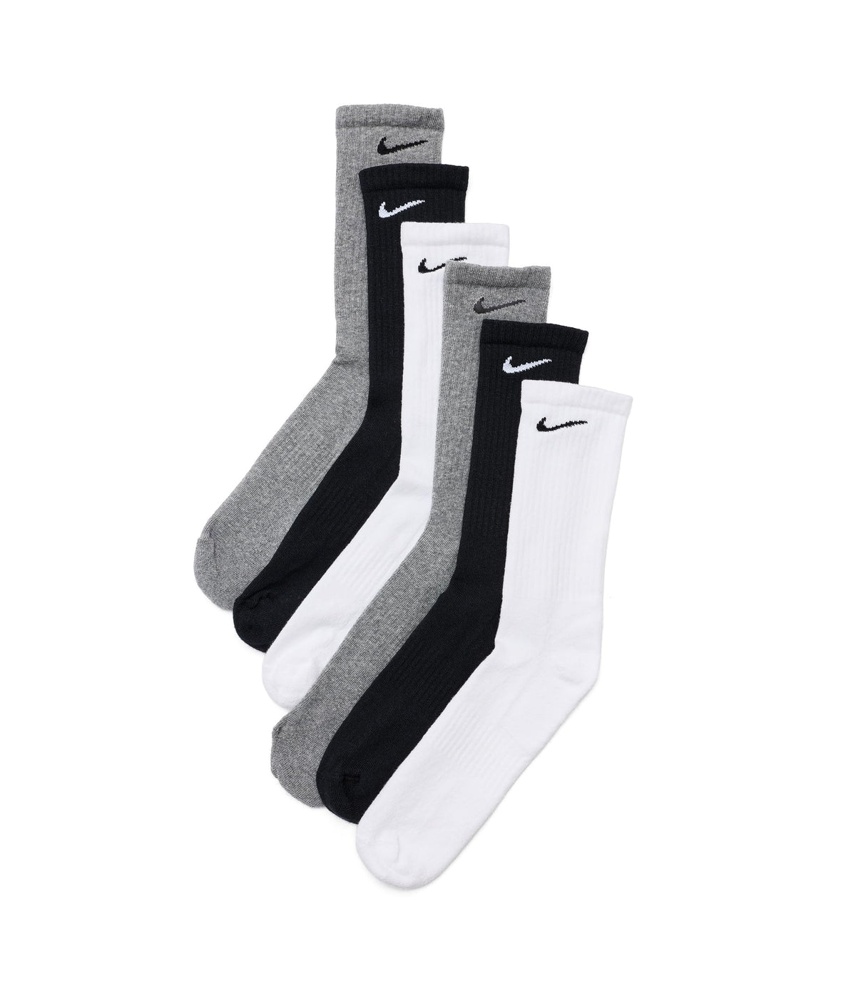 Чорапи за тренировка Nike Adult Everyday Cushioned Crew (6 чифта) | Мъжки и дамски