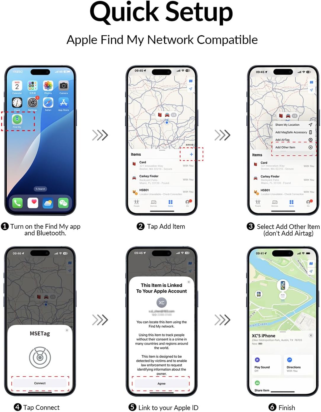 Air Tags-2 Pack, Apple Find My Item Finders for Luggage (iOS Only)