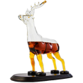 Reindeer Whiskey Decanter Premium Barware Gift Elegant Drinkware Collection-0