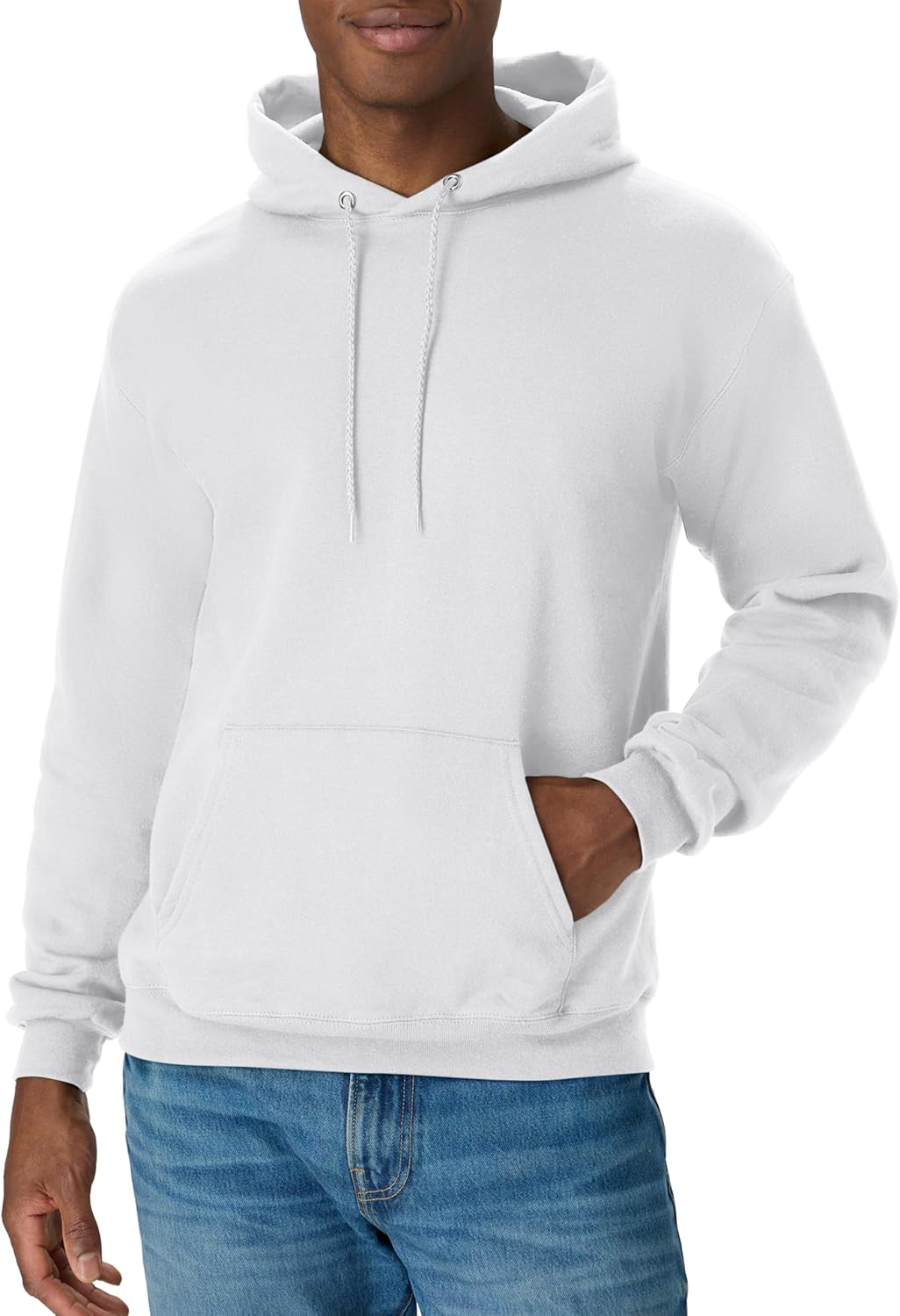 Мъжки суитшърт с качулка Hanes – EcoSmart Fleece Hooded Sweatshirt за мъже и жени – Средно тежък полар – Предлага се в големи размери