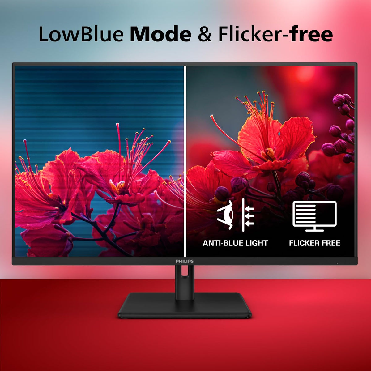Philips 24 Inch Computer Monitor FHD 100Hz VA VESA Flicker-Free, 241V8LB