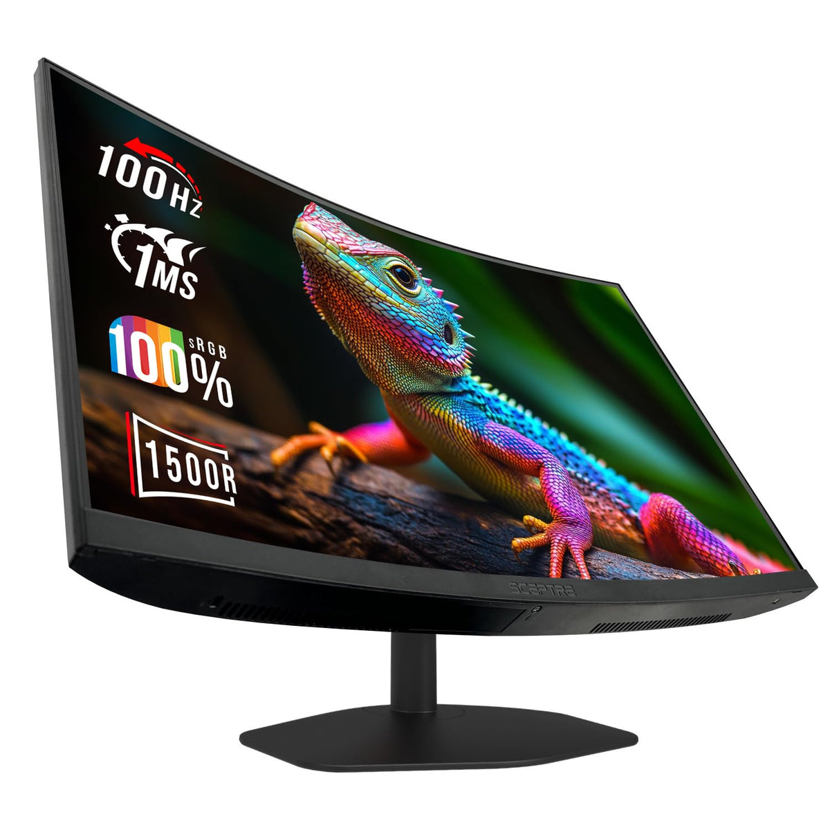 New! Sceptre Curved 24-inch Gaming Monitor 100Hz 1080p R1500 98% sRGB HDMI x2 VGA Build-in Speakers, VESA Wall Mount Machine Black 2026 (C248W-1920RN Series)