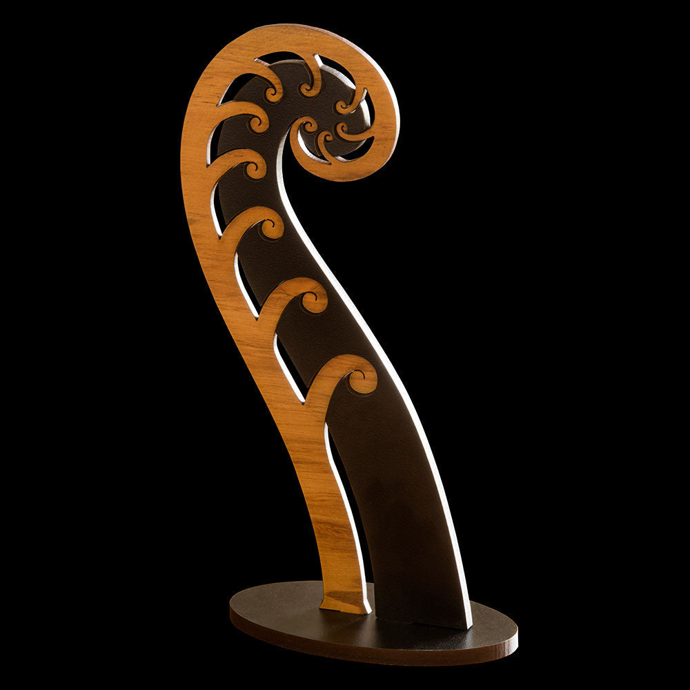 Wooden Koru Sculpture-0