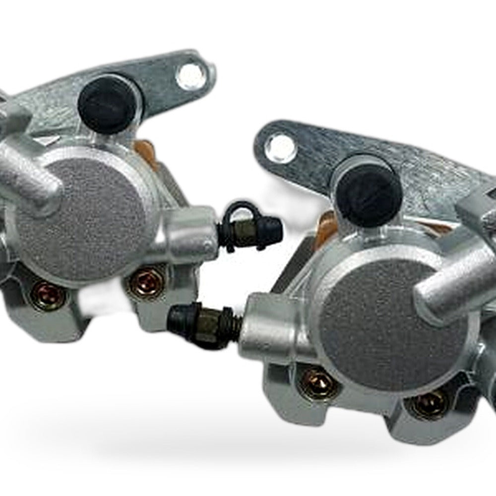 Front Left Right Brake Caliper with Brake Pads Set Suitable for Yamaha Kodiak 40-3