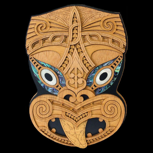Large 3D Inlaid Wheku Wall Hanging-0