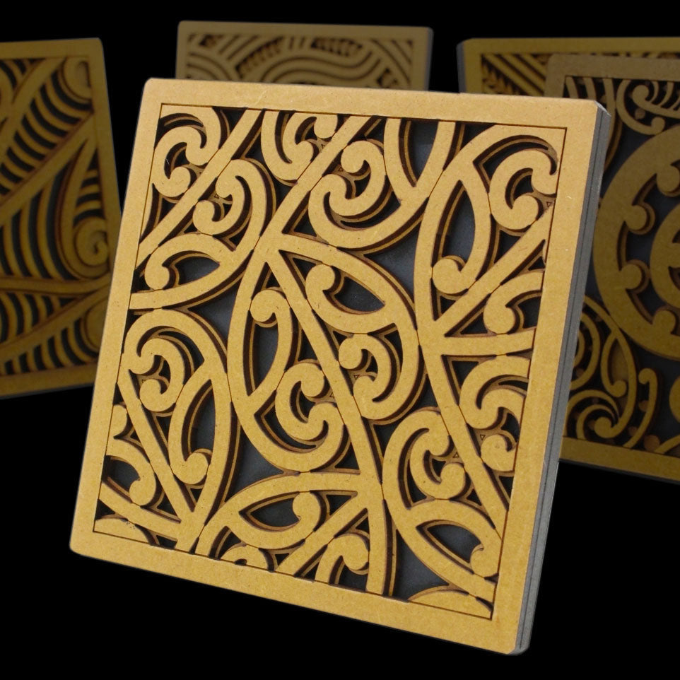 Kowhaiwhai Tile Art by Mike Carlton-0