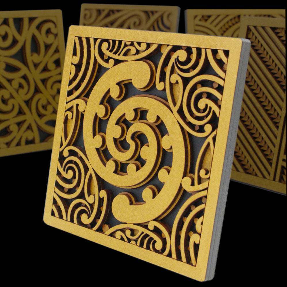 Kowhaiwhai Tile Art by Mike Carlton-0