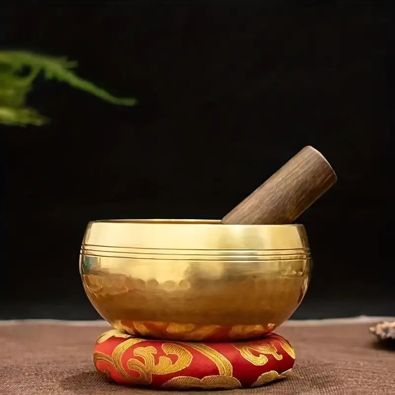 Harmony Haven: Handcrafted Singing Bowl Set for Yoga, Meditation, and Healing-1